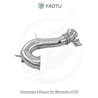 Tuyau d'échappement YT pour Mercedes Benz GT43 GT50 GT53 GLE53 S450 S500 M256 en acier inoxydable 304