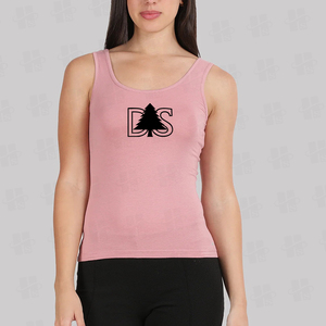 Débardeur court de fitness pour femmes, en coton confortable, de haute qualité, avec logo personnalisé sérigraphié et strass, vente en gros - Product Image 2