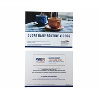 Carte de visite de haute qualité LCD livre vidéo numérique papier carte de voeux vidéo carte-cadeau brochure vidéo