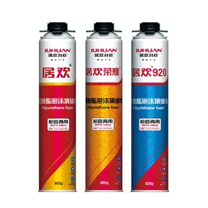 Cao cấp <span class=keywords><strong>B1</strong></span> chống cháy 300ml Trắng Polyurethane phun PU mở rộng bọt 300ml đóng cửa di động xây dựng chất kết dính cho liên kết - Product Image 1
