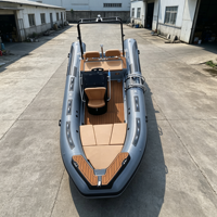 Bateau pneumatique semi-rigide RIB 550C en PVC avec accessoires sélectionnables pour les opérateurs de location