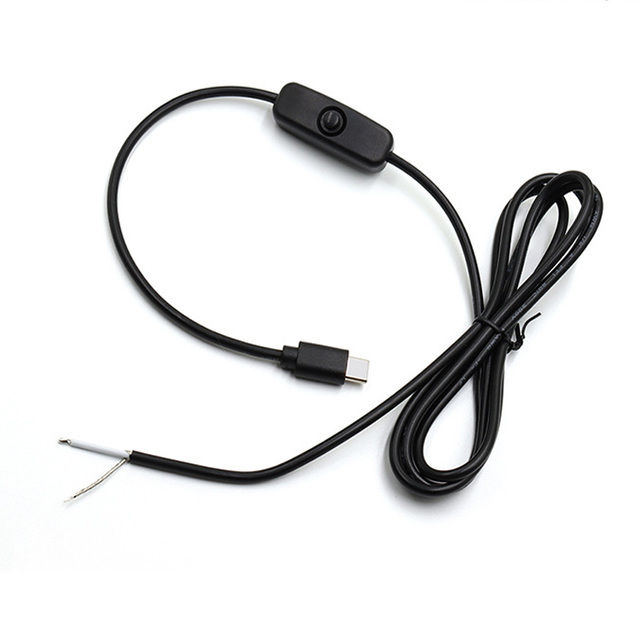 Customized Type C USB Power Extension Cable LED Compatible Float Switch Industrial Use 16A/30A Rated Current Copper PVC