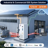 Inverter hybride triphasé extérieur 25kW 30kW 40kW 50kW IP65 avec batterie lithium 8000 cycles pour stockage d'énergie industriel