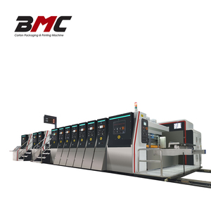 Transferencia al vacío totalmente automática <span class=keywords><strong>HD</strong></span> 6 colores Servo modelo <span class=keywords><strong>Flexo</strong></span> impresora Slotter troqueladora máquina de troquelado - Product Image 1