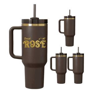Gobelets personnalisés en acier inoxydable, cuivre, brun foncé, chocolat, or H2.0, 30 oz, 40 oz, pour gravure au laser - Product Image 1