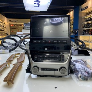 Aplicable a Land Cruiser Lancool, pantalla integrada en el vehículo, navegación GPS audiovisual, control central integrado, aire acondicionado. - Product Image 2