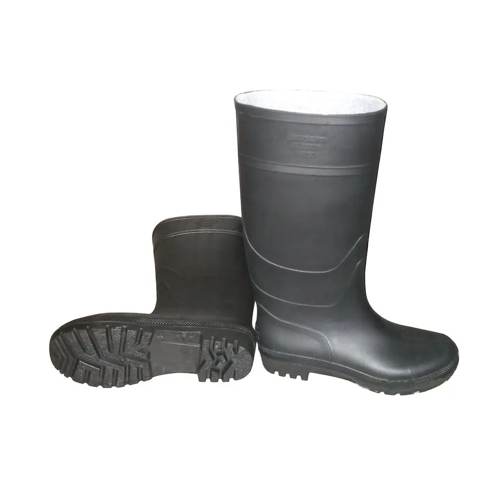 รองเท้าบูตลุยฝน Gumboot ปลอดภัยสำหรับผู้ชาย,รองเท้าตกปลาทำจาก Pvc มีสไตล์กันน้ำได้ตามต้องการ