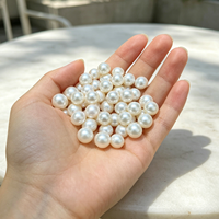 Perles de culture d'eau douce naturelles teintées, rondes, de 6-7 mm, colorées, à haute brillance, lisses, authentiques, pour la fabrication de bijoux DIY - Vente en gros Muses Jewels