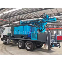 Nouveau et utilisé monté sur piste de forage horizontal puits d'eau plate-forme de forage rotatif pour les Philippines