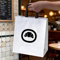 ETpack Sac en papier alimentaire personnalisé Emballage de pain kraft en papier kraft pour biscuits bonbons à rayures frites pop-corn Sac en papier pour pain
