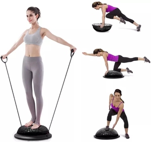 Ballon d'équilibre demi-corps écologique avec poignées et pompe pour l'exercice et la <span class=keywords><strong>musculation</strong></span> - Product Image 6
