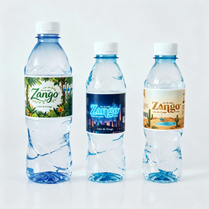 Etiquetas personalizadas para productos de bebidas; etiquetas autoadhesivas para botellas de agua; impresión de etiquetas para botellas - Product Image 4