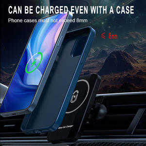 Vente flash <span class=keywords><strong>Black</strong></span> <span class=keywords><strong>Friday</strong></span> 2025, prix d'usine pour support de <span class=keywords><strong>téléphone</strong></span> de voiture rechargeable, verrouillage magnétique puissant, <span class=keywords><strong>téléphone</strong></span> magnétique 15W, logo personnalisé - Product Image 6