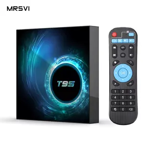 Süper 8K T95 Android Tv kutusu 4GB RAM Android 10 H616 2.4G/5G Wifi HD medya oynatıcı IPTV Internet Tv kutusu