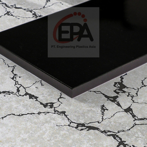 HDPE tấm nhựa đen 3mm x 1m x 2m Độ bền cao dễ dàng xử lý cho các tấm xây dựng bể hóa chất bảo vệ - Product Image 1