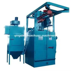 Qingdao Factory price hook type shot blasting machine for small metal parts cleaning