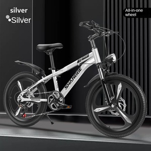 Bicicleta de Montaña de Acero Ultraligera para Niños de 6 a 12 Años, con Velocidades Variables, 8 Velocidades, Frenos de Disco, Horquilla con Suspensión, para Niños y Niñas - Product Image 4