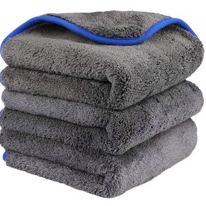 Nouvelle serviette en microfibre torsadée à séchage rapide, en polyester, avec boucles tissées, douce et confortable pour sécher les sièges de voiture - Product Image 1