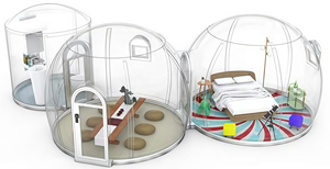 Casa Burbuja Moderna de Fácil Instalación para PC, Domo Minimalista para Experiencia de Glamping en Hoteles Boutique - Product Image 4