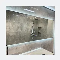 Зеркало для ванной комнаты с раздевалкой и макияжем