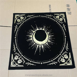 मखमली टैरो टेबल कपड़े कस्टमाइज्ड लोगो मुद्रित उच्च गुणवत्ता वाली चुड़ैल वेदी दिवीवेट टेबल कपड़े - Product Image 2