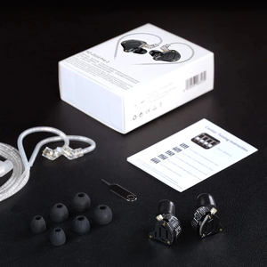 <span class=keywords><strong>KZ</strong></span> ZS10 <span class=keywords><strong>Pro</strong></span> 2 Auriculares Intrauditivos Híbridos de <span class=keywords><strong>10</strong></span> Drivers con Carcasa de Aleación de Zinc, Cable Desmontable Plateado de 0.75mm, Auriculares HiFi con Cable para Audiófilos - Product Image 6