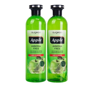 Crème colorante capillaire permanente noire à l'abricot sans ammoniaque, prix de gros abordable, pour salon de coiffure - Product Image 1