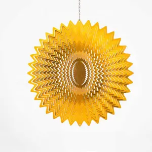 Corredor de vento rotativo 3d, efeito de luz flutuante decoração de jardim e casa, presente de decoração ao ar livre, spinners brilhantes