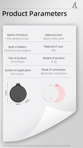 Localizador GPS Inteligente RSH con Certificación MFi, Etiqueta de Localización, Plástico, Nuevo 2025, para Coche, Equipaje, Llaves, Cartera, Mini Alarma Antipérdida, 12-14 Meses - Product Image 5