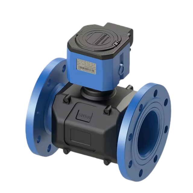 Intelligent Ultrasonic Industrial Water Meter Remote Control Multi-Channel Large Diameter Flange IP68 OEM