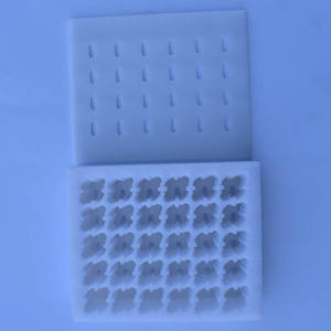 Boîtes à oeufs d'emballage de mousse de caille de nid de styromousse avec des cartons - Product Image 6