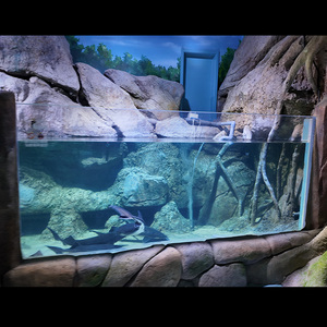 UV Protected High Impact Durable <strong>Rectangular</strong> Rainforest Landscaping <strong>Acrylic</strong> Fish Tank - Product Image 3