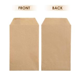 工厂供应新设计定制纸袋带标志优质环保棕色纸袋 - Product Image 2