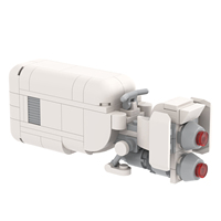 MOC2142 Space Wars juegos de bloques de construcción compatibles con leguoguo 114 Uds Modo de rol de moto de nieve para juguetes de rompecabezas de modelo infantil