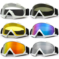 Lunettes de moto pour homme et femme, lunettes de moto anti-poussière, anti-vent, lunettes de ski