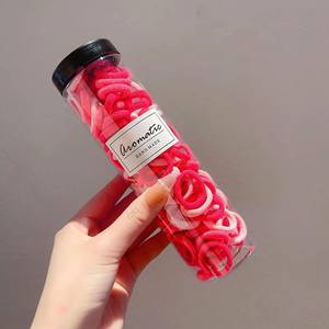 Paquete de 100 Piezas de Bandas Elásticas para el Cabello para Niñas, Bonitas y sin Costuras, de Alta Elasticidad - Product Image 4