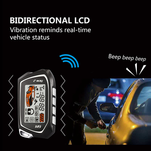 Espion 2023 Oem écran tactile démarrage <span class=keywords><strong>à</strong></span> <span class=keywords><strong>distance</strong></span> bidirectionnel système d'alarme de voiture Intelligent automatique avec Push To Start - Product Image 4