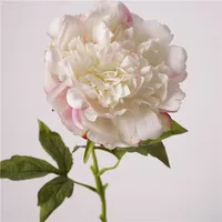 Kunstmatige hydraterende pioenroos Real Touch bloemen bruiloft decor nep pioenrozen bruidsboeket huisdecoratie eettafel bloemstuk