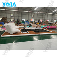 Filet flottant gonflable en PVC résistant aux UV, anti-méduse, barrière aquatique durable