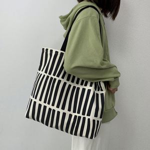 Custom Printed Eco-Friendly <b>Canvas</b> Tote Bag - Reusable Large Capacity Shoulder Shopping Bag with Logo Printing, Custom Size - Product Image 5