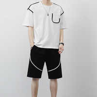 Ensemble de t-shirts pour hommes de qualité supérieure, style unique, logo personnalisé, t-shirt à manches courtes, ensemble de t-shirts personnalisés pour le sport