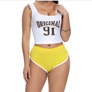 Commerce électronique transfrontalier, sous-vêtements rehausseurs de fesses, pantalons de yoga à domicile, pantalons amincissants sexy multicolores taille haute pour femmes - Product Image 2