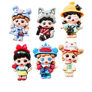 Accesorios <span class=keywords><strong>de</strong></span> Resina DIY Hechos a Mano con Diseño <span class=keywords><strong>de</strong></span> Chica <span class=keywords><strong>de</strong></span> Dibujos Animados, Técnica <span class=keywords><strong>de</strong></span> Goteo <span class=keywords><strong>de</strong></span> Aceite para Fundas <span class=keywords><strong>de</strong></span> Teléfono, Pinzas para el Pelo, Joyería y Parches - Product Image 2