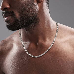 سلسلة ربط كوبية من الفولاذ المقاوم للصدأ عيار 24 قيراط مطلية بالذهب مقاومة للماء ولا تتلاشى الألوان هدايا مجوهرات للنساء والرجال 3*5 * عقد كوبي ميامي - Product Image 4