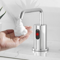 Dispensador de Jabón Automático Moderno HLK, Dispensador de Espuma con Sensor Infrarrojo, Dispensador de Desinfectante de Manos de Latón, para Uso en Hoteles, Hospitales y Baños, Venta al Por Mayor