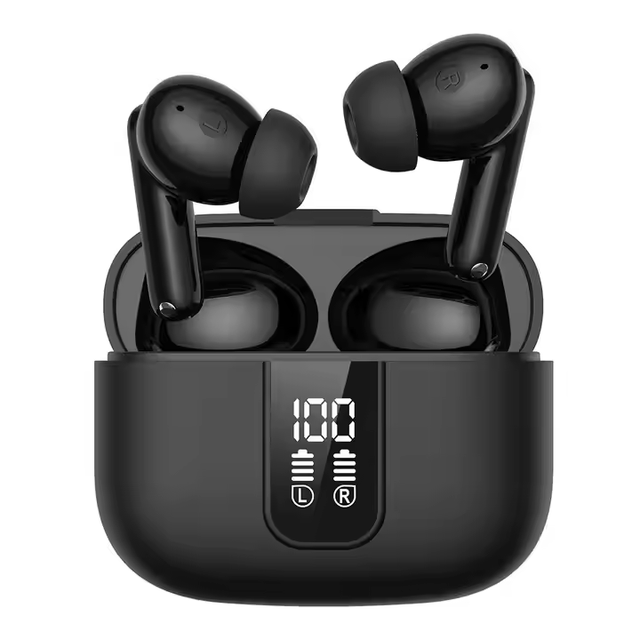 Wholesale Hot Sale Y40 TWS Wireless  ANC ENC Low Latency High Fidelity Mini Portable LED In-ear Earbuds