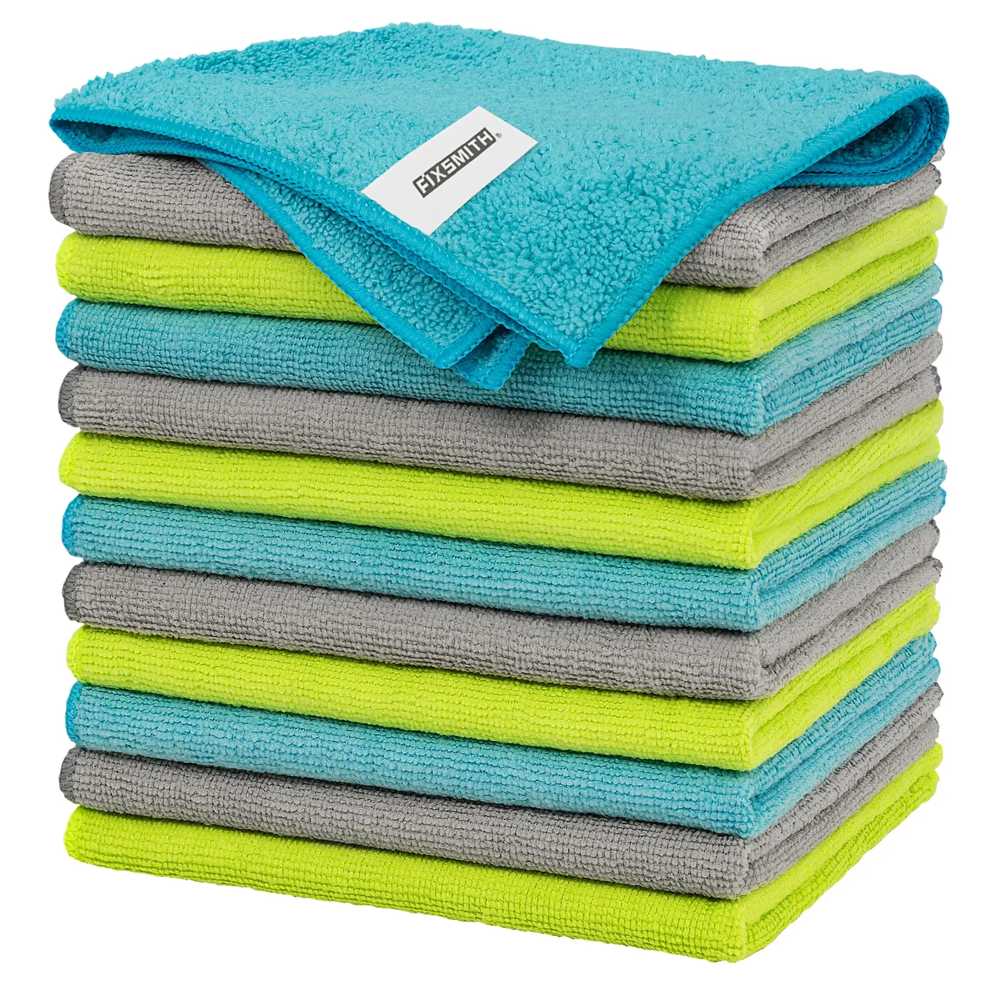 Многофункциональные полотенца 12*12 дюймов, с высокой впитывающей способностью, тряпки без ворса, безполосные салфетки для автомобиля, кухни, дома, офиса