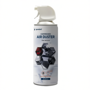 Gembird Compressed Air <b>Duster</b> 400ml For Electronics <b>Cleaning</b> - Product Image 2