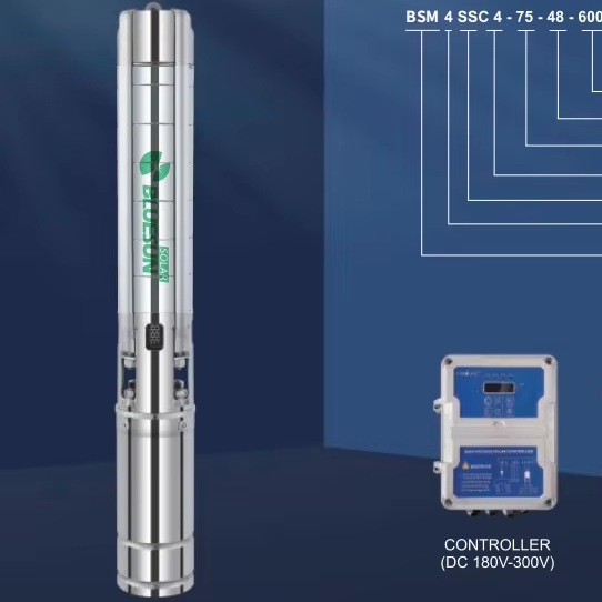 Hot Selling Solar Water Pump System Solar Panel  DC AC Controller Inverter Ect for Home Use and Irrigation Farm