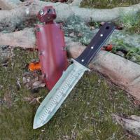 Couteau de jardinage multifonctionnel en acier inoxydable de haute qualité pour déraciner l'herbe et creuser, avec mesure de la ceinture
